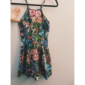 ModCloth Muui Tropical Print Mini Dress